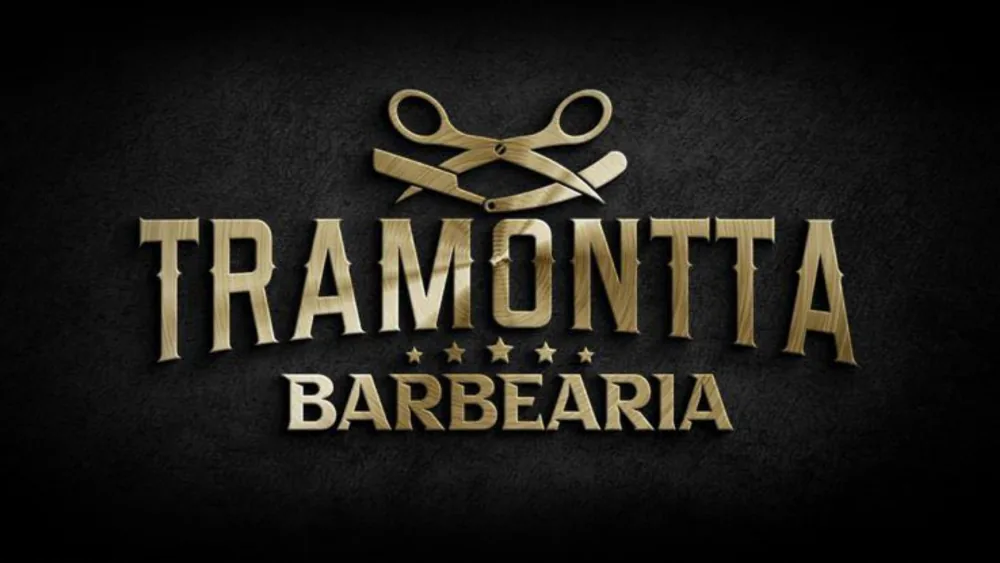 Logo da Barbearia Tramontta, barbearia masculina em Joinville